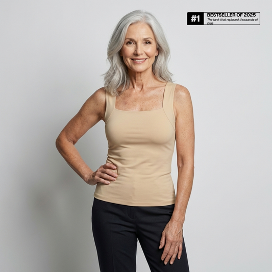 OMYRA Built-In Bra Comfort Tank